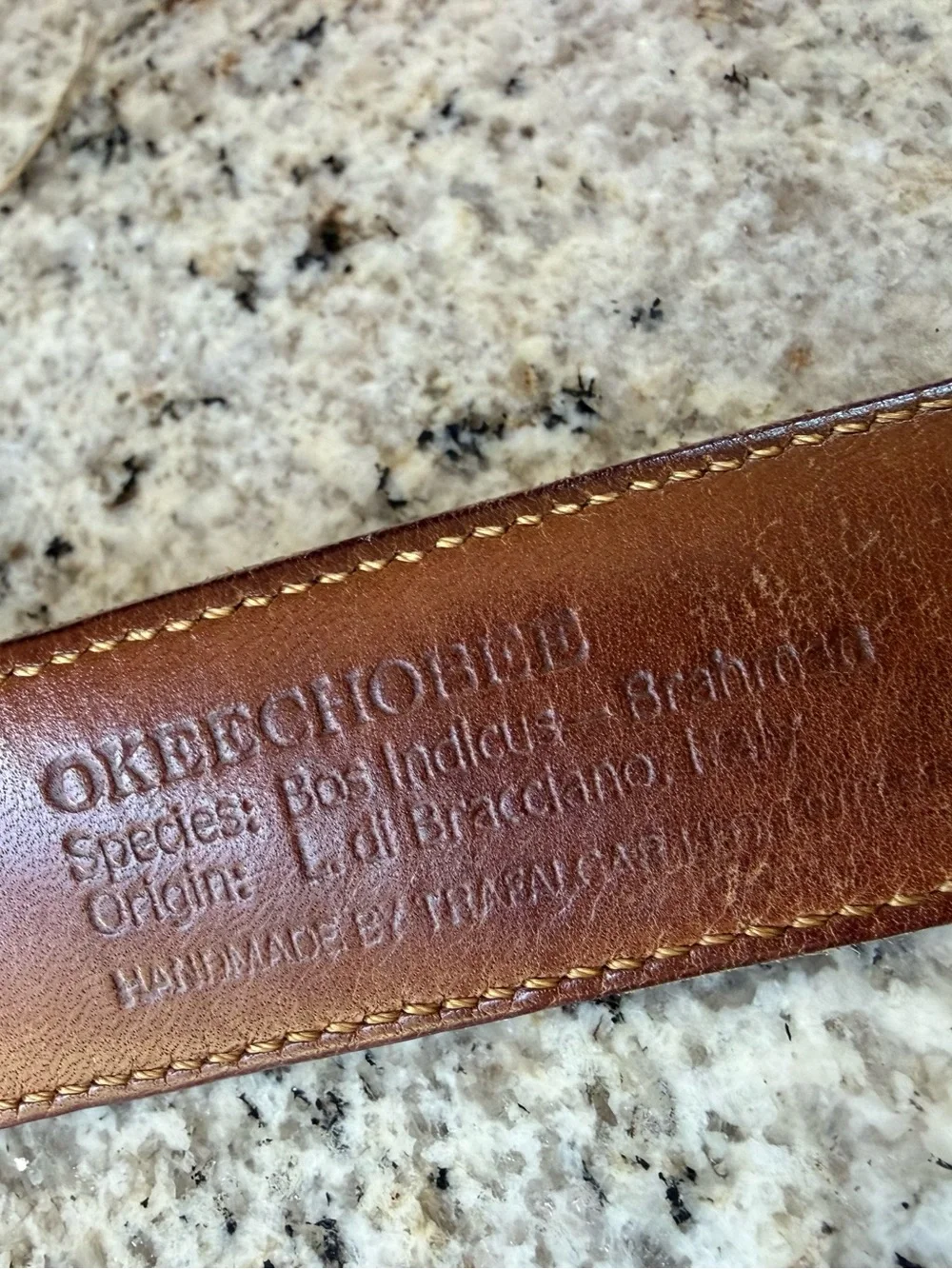 Trafalgar tom James Okeechobee alligator Leather Belt size 44